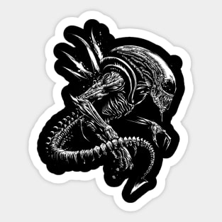 The creature rage Sticker